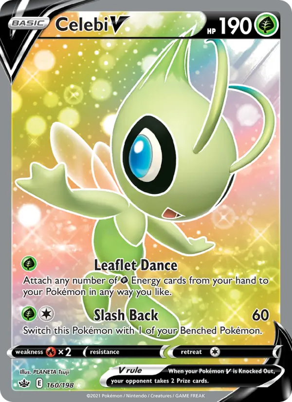 Celebi V — Chilling Reign card #160