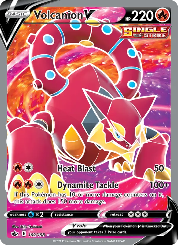 Volcanion V — Chilling Reign card #162