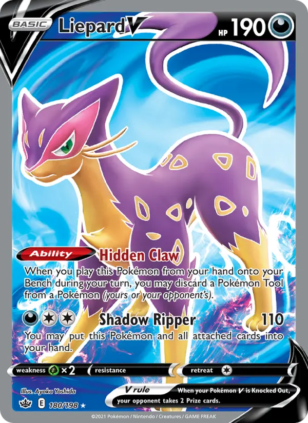 Liepard V — Chilling Reign card #180