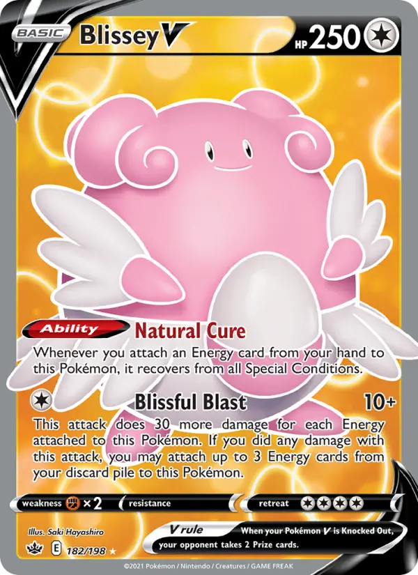 Blissey V — Chilling Reign card #182
