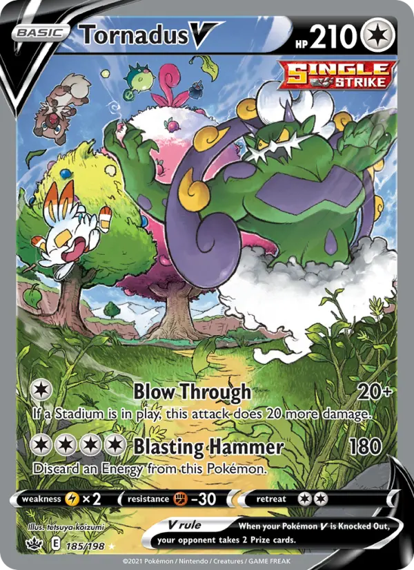 Tornadus V — Chilling Reign card #185
