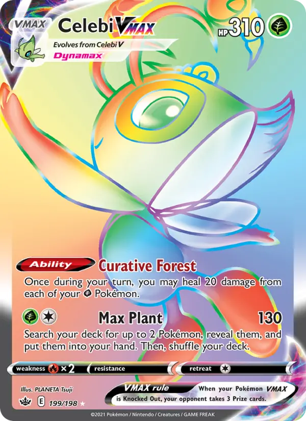 Celebi VMAX — Chilling Reign card #199