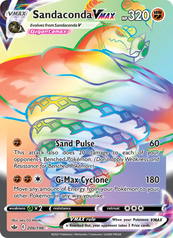 Sandaconda VMAX — Chilling Reign card #206