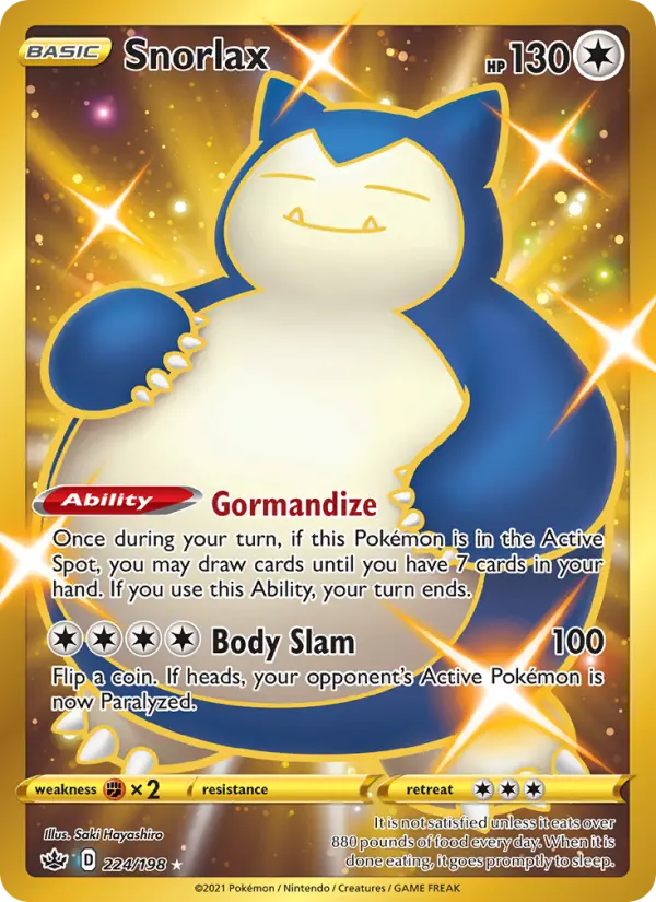 Snorlax — Chilling Reign card #224