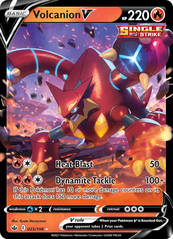 Volcanion V — Chilling Reign card #25