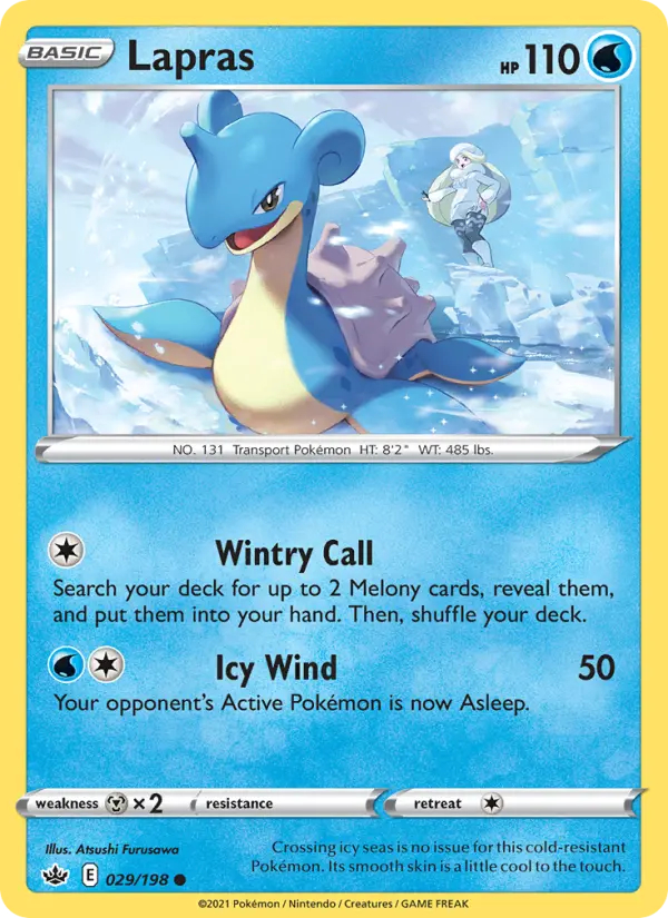 Lapras — Chilling Reign card #29