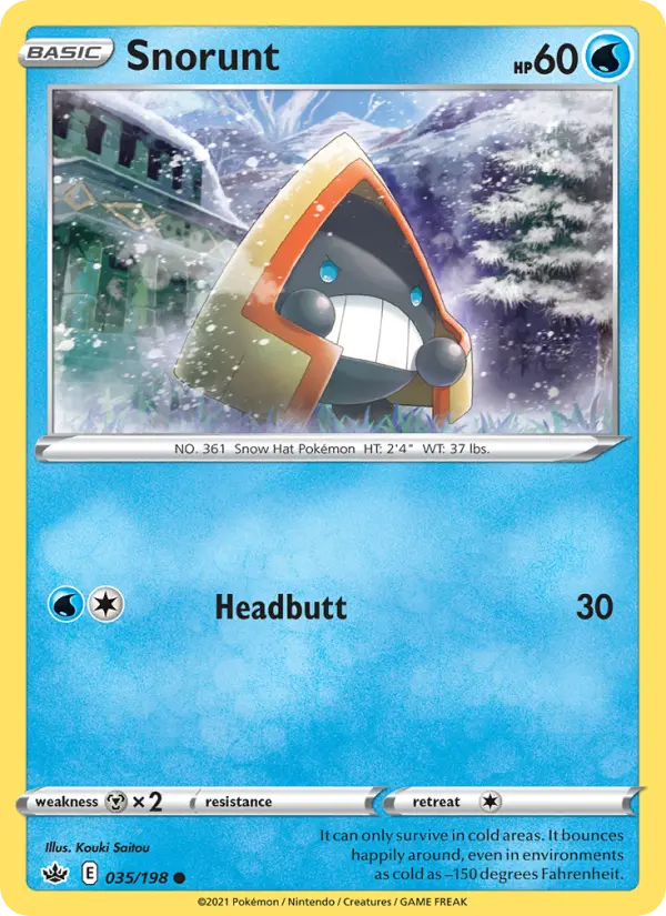 Snorunt — Chilling Reign card #35