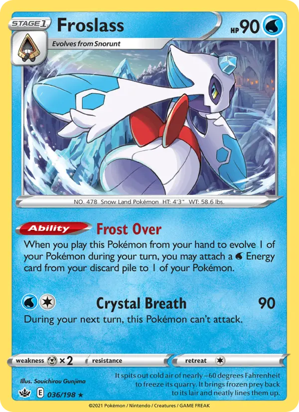 Froslass — Chilling Reign card #36