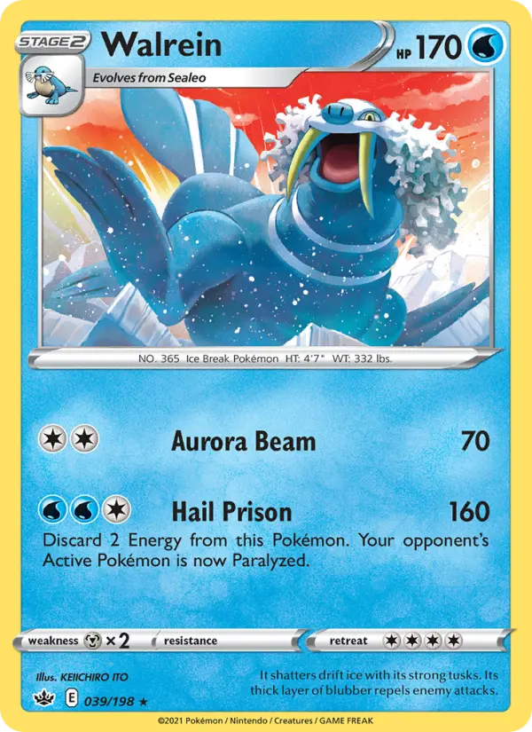 Walrein — Chilling Reign card #39