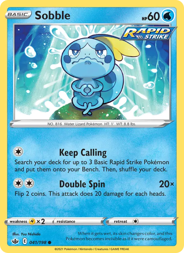 Sobble — Chilling Reign card #41