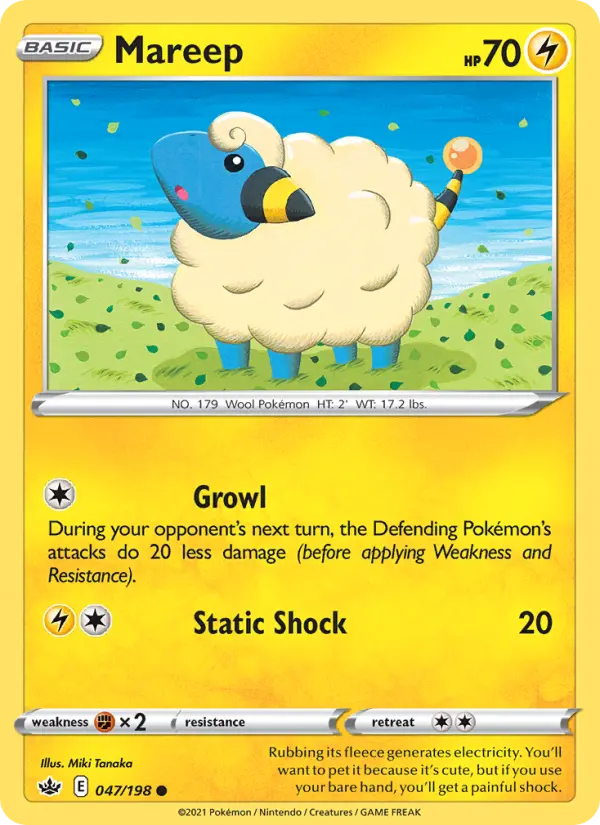 Mareep — Chilling Reign card #47