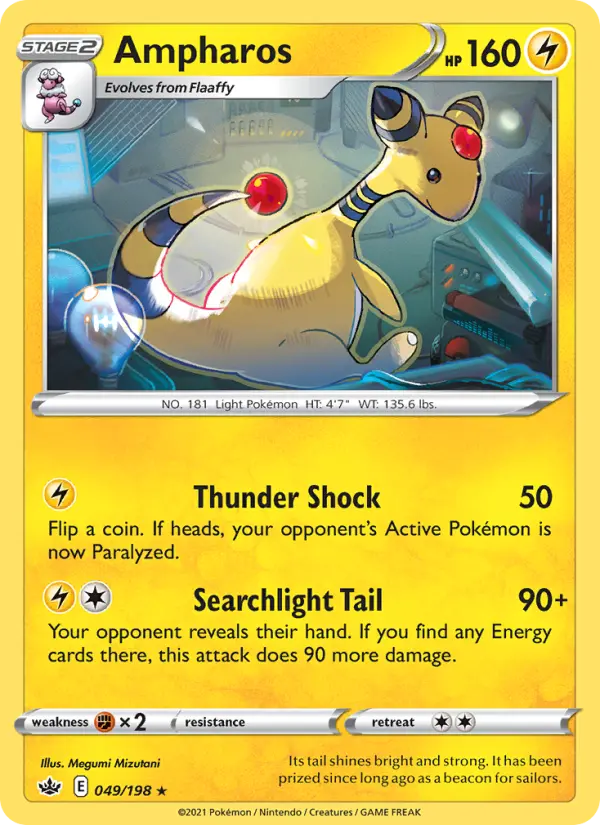 Ampharos — Chilling Reign card #49