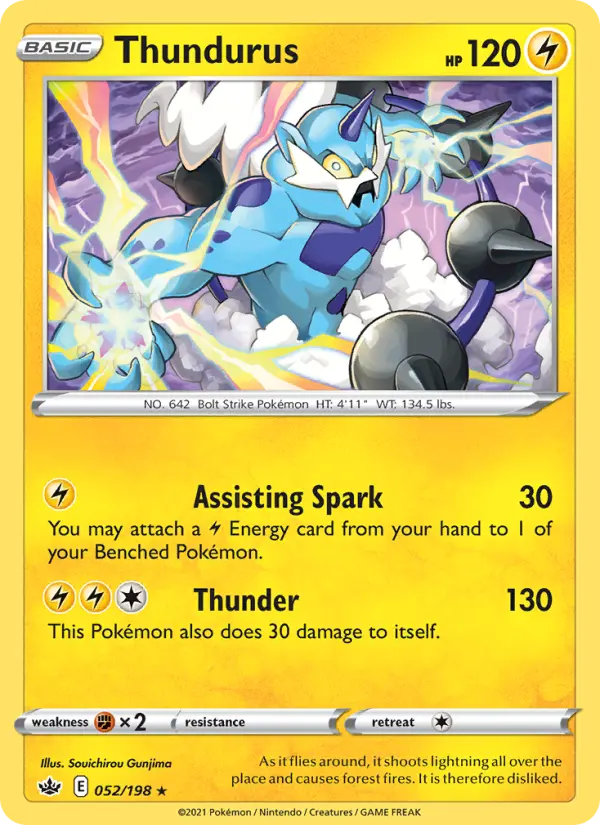 Thundurus — Chilling Reign card #52