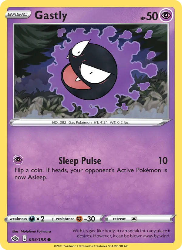 Gastly — Chilling Reign card #55