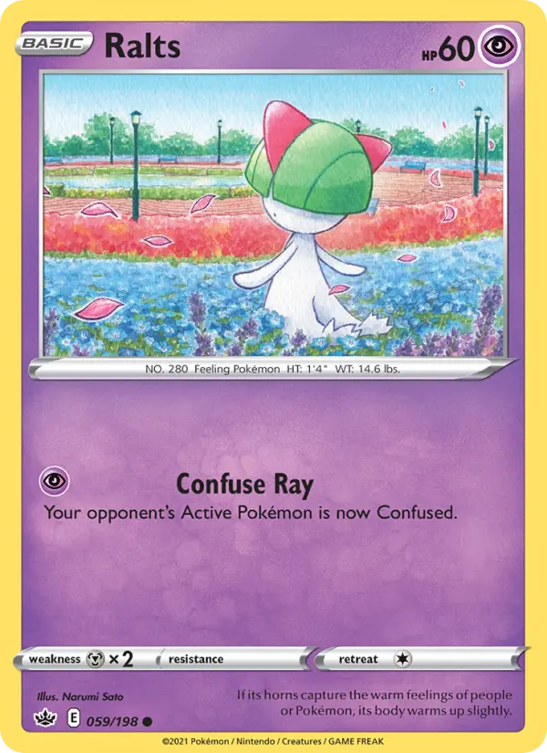 Ralts — Chilling Reign card #59
