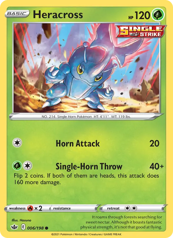 Heracross — Chilling Reign card #6
