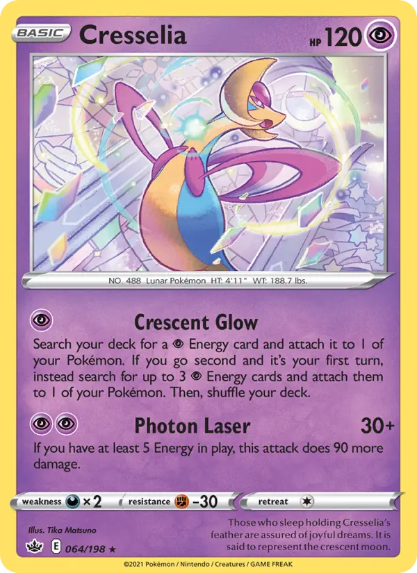 Cresselia — Chilling Reign card #64