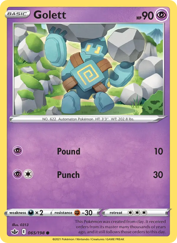 Golett — Chilling Reign card #65