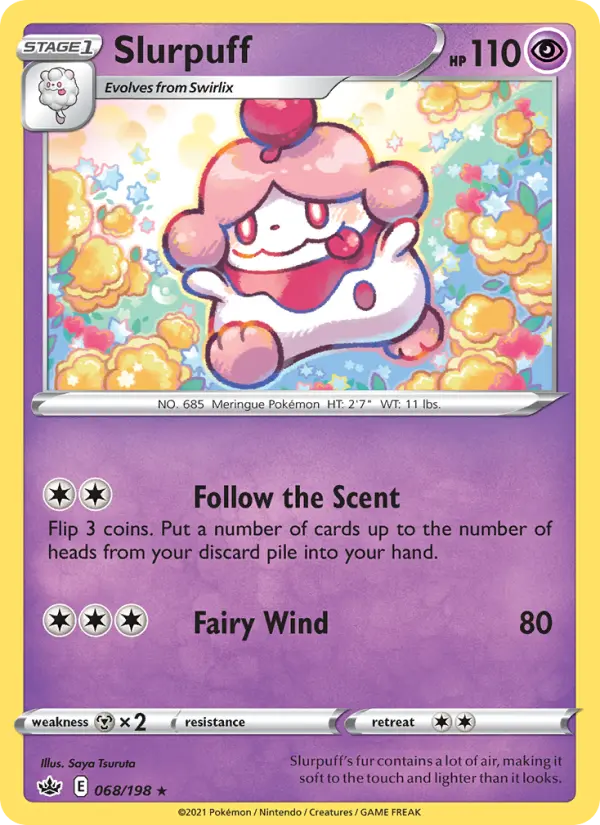 Slurpuff — Chilling Reign card #68