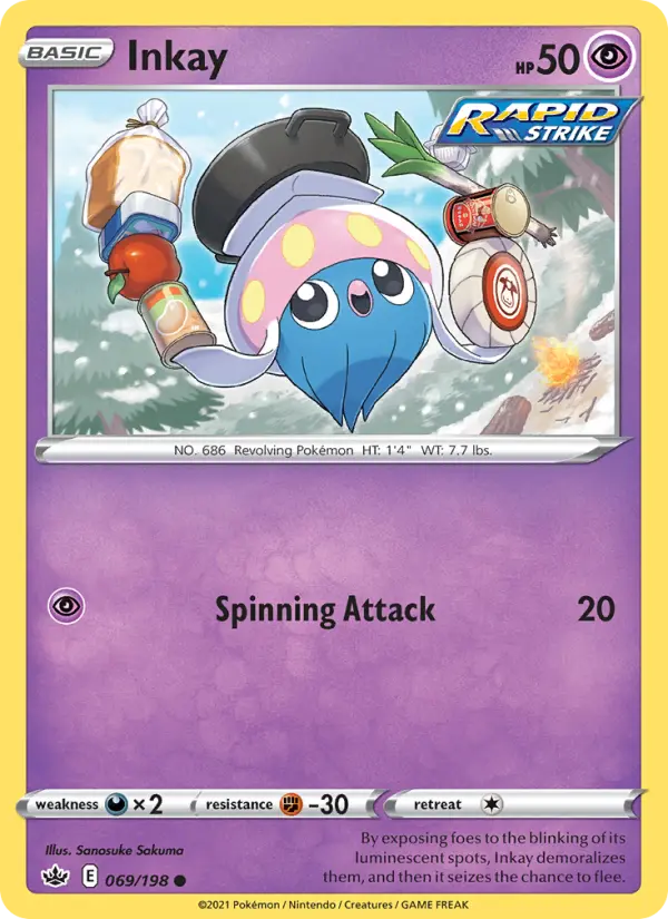 Inkay — Chilling Reign card #69