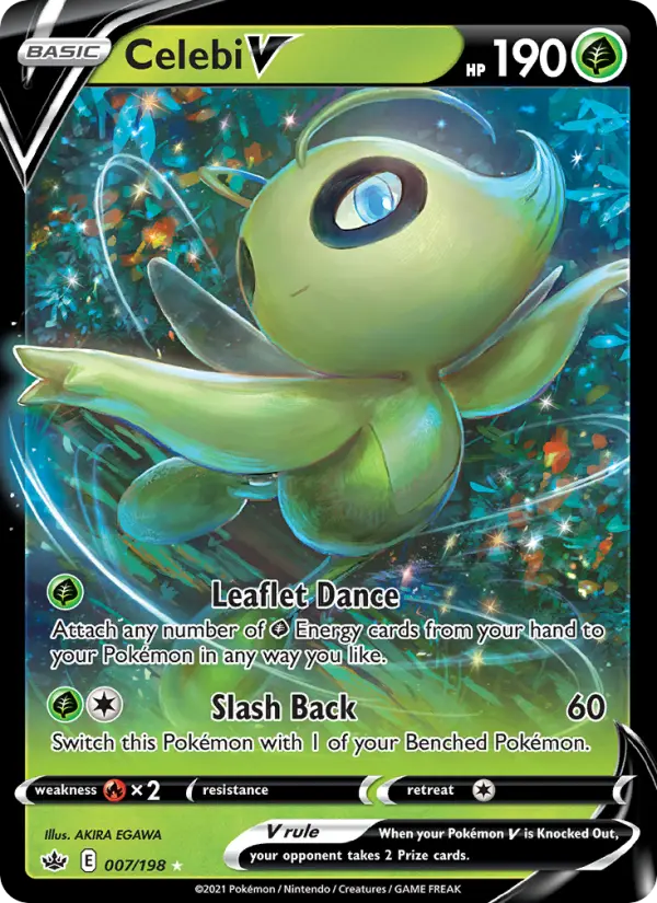 Celebi V — Chilling Reign card #7