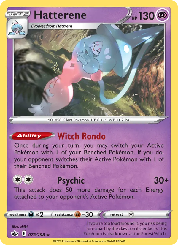 Hatterene — Chilling Reign card #73
