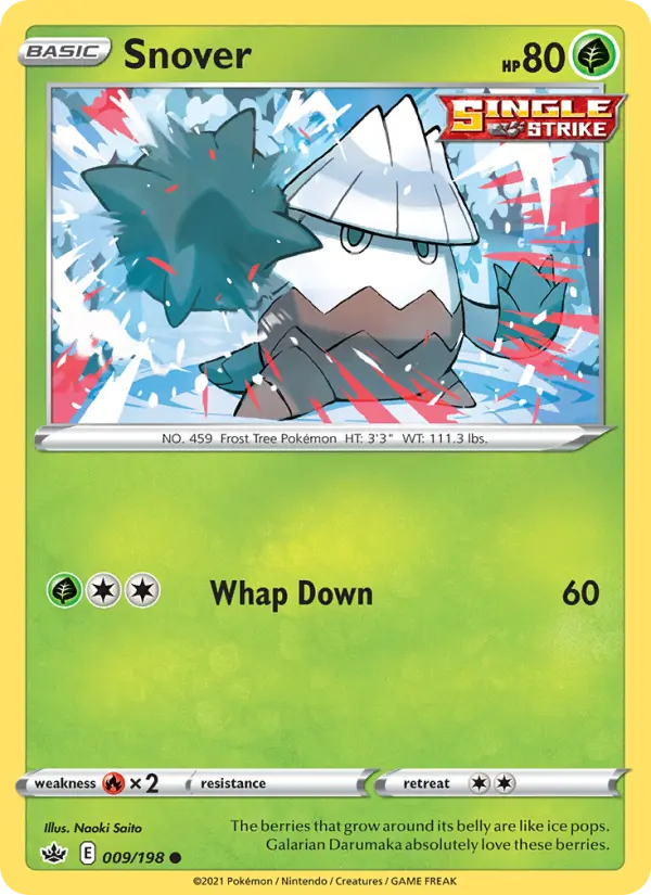 Snover — Chilling Reign card #9