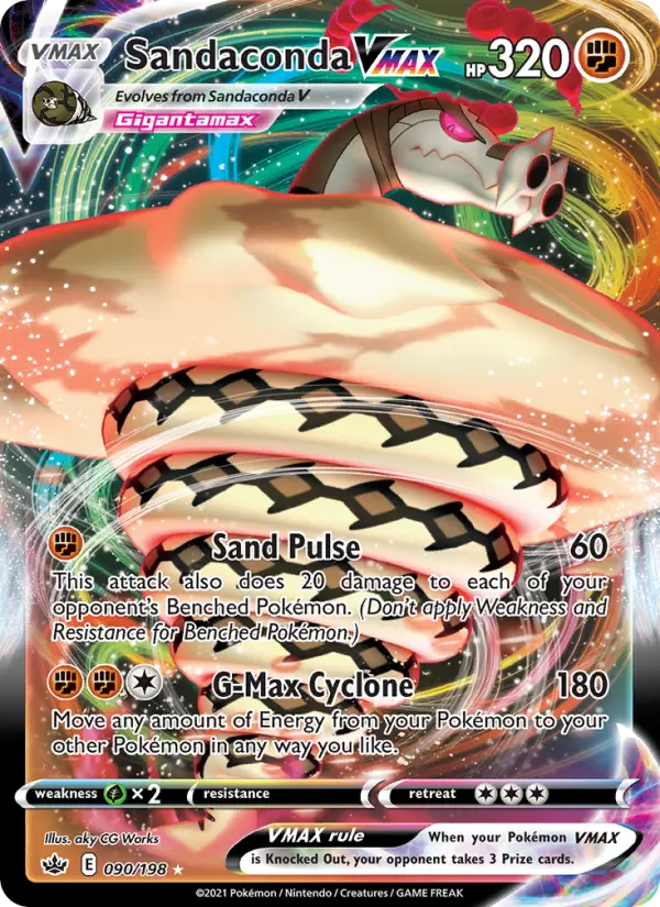 Sandaconda VMAX — Chilling Reign card #90