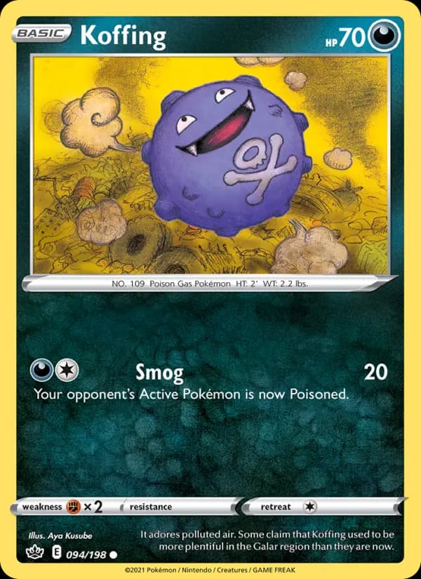 Koffing — Chilling Reign card #94