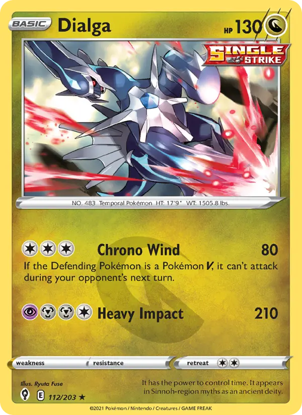 Dialga — Evolving Skies card #112