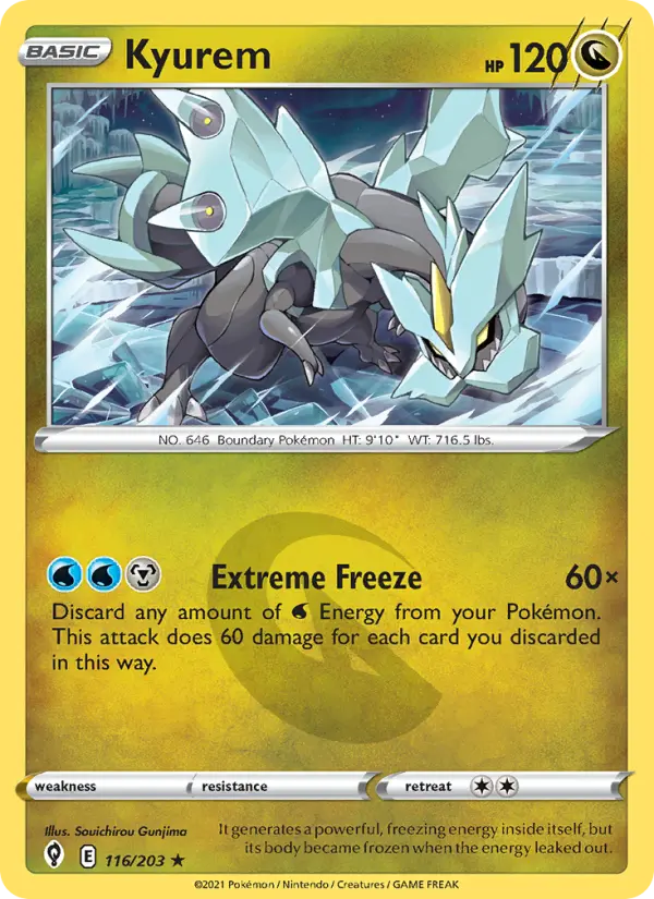Kyurem — Evolving Skies card #116