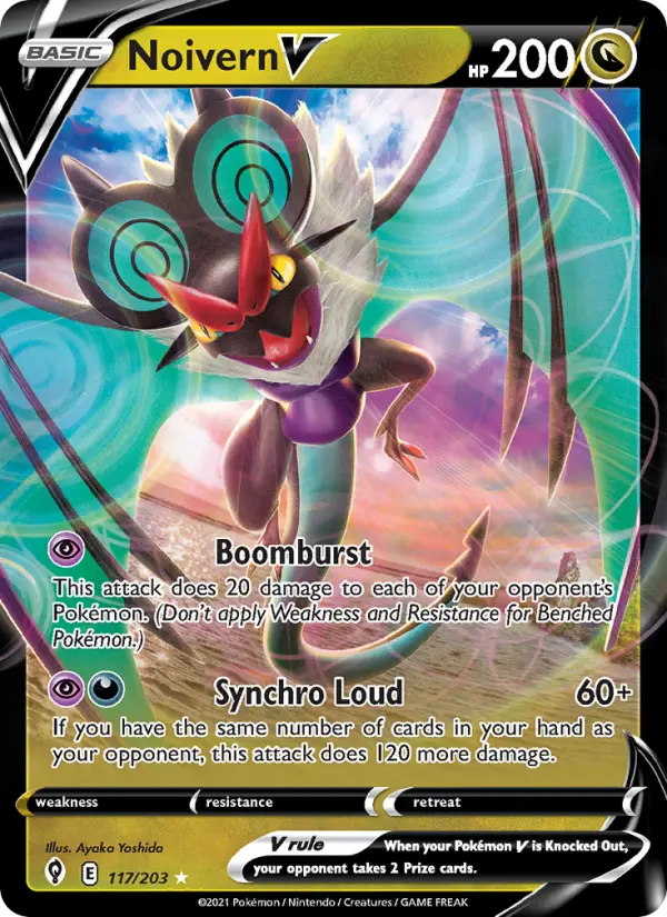 Noivern V — Evolving Skies card #117