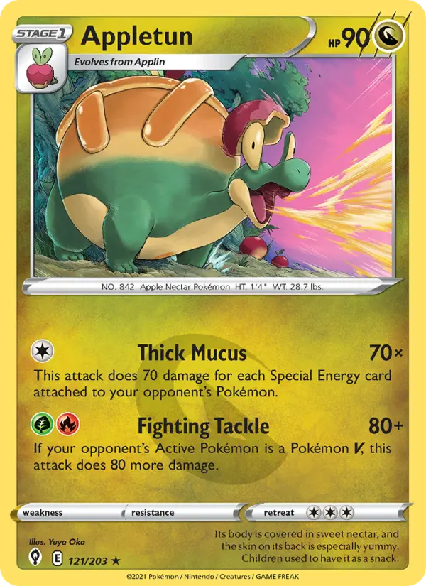 Appletun — Evolving Skies card #121