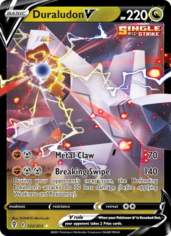 Duraludon V — Evolving Skies card #122