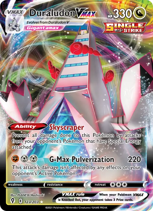 Duraludon VMAX — Evolving Skies card #123