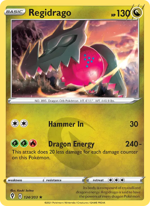 Regidrago — Evolving Skies card #124