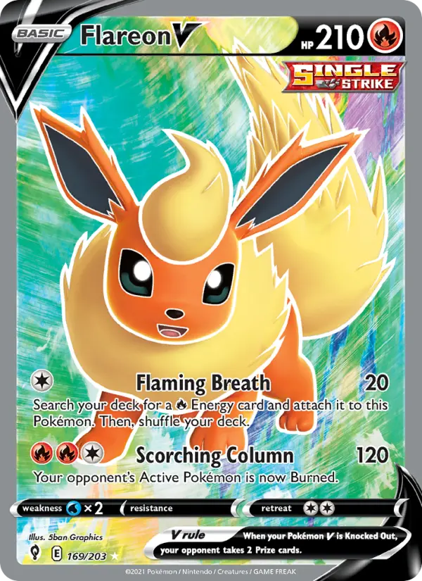 Flareon V — Evolving Skies card #169