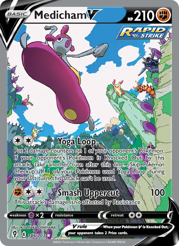 Medicham V — Evolving Skies card #186