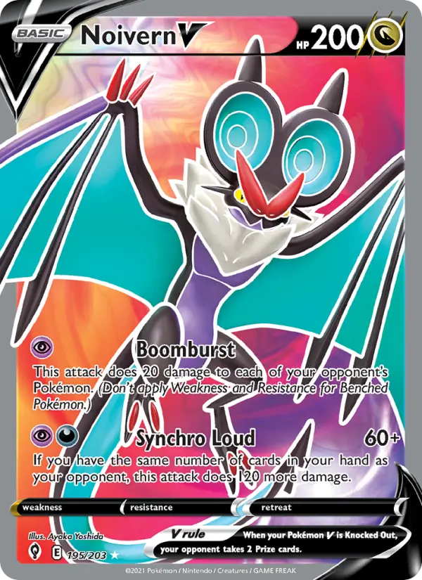 Noivern V — Evolving Skies card #195