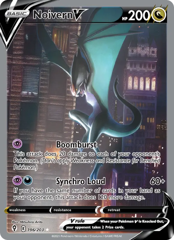 Noivern V — Evolving Skies card #196