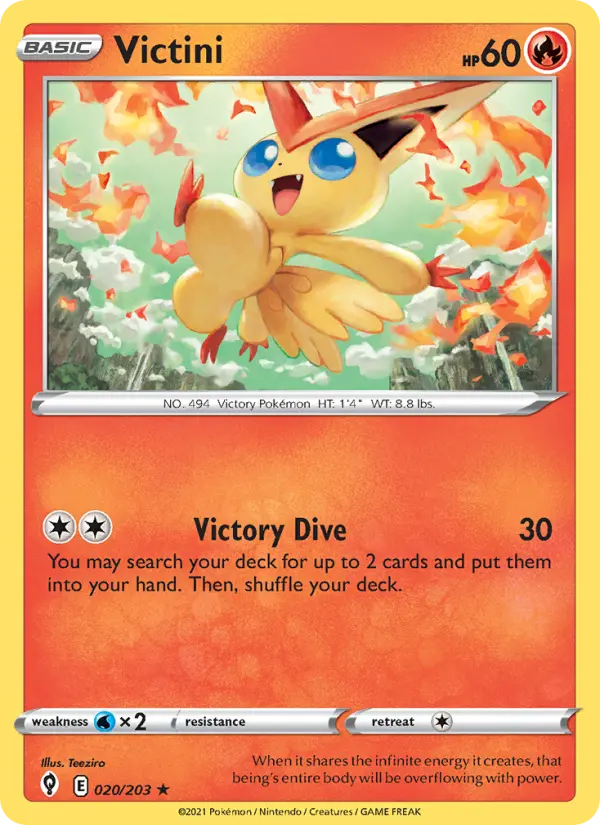 Victini — Evolving Skies card #20