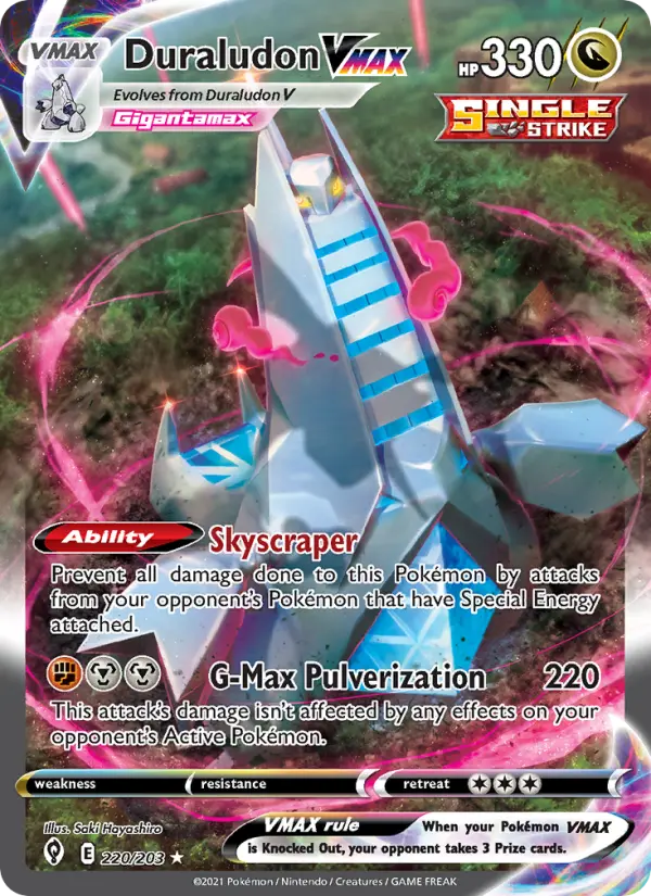Duraludon VMAX — Evolving Skies card #220