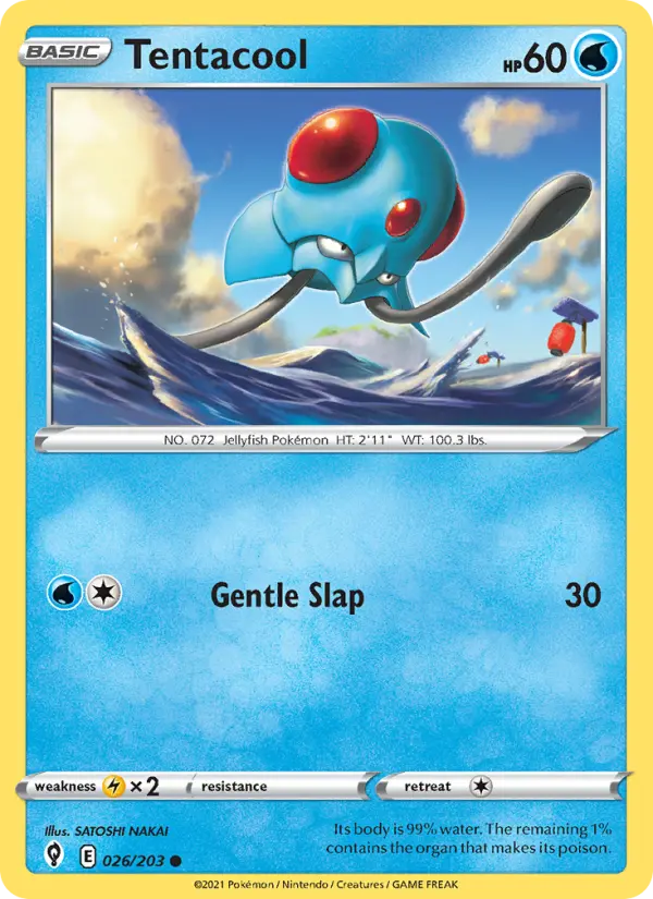 Tentacool — Evolving Skies card #26