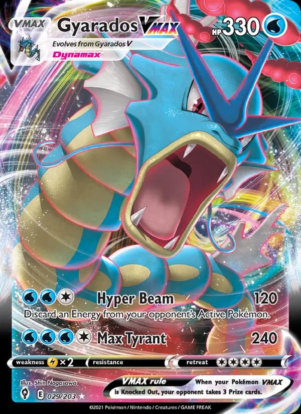 Gyarados VMAX — Evolving Skies card #29