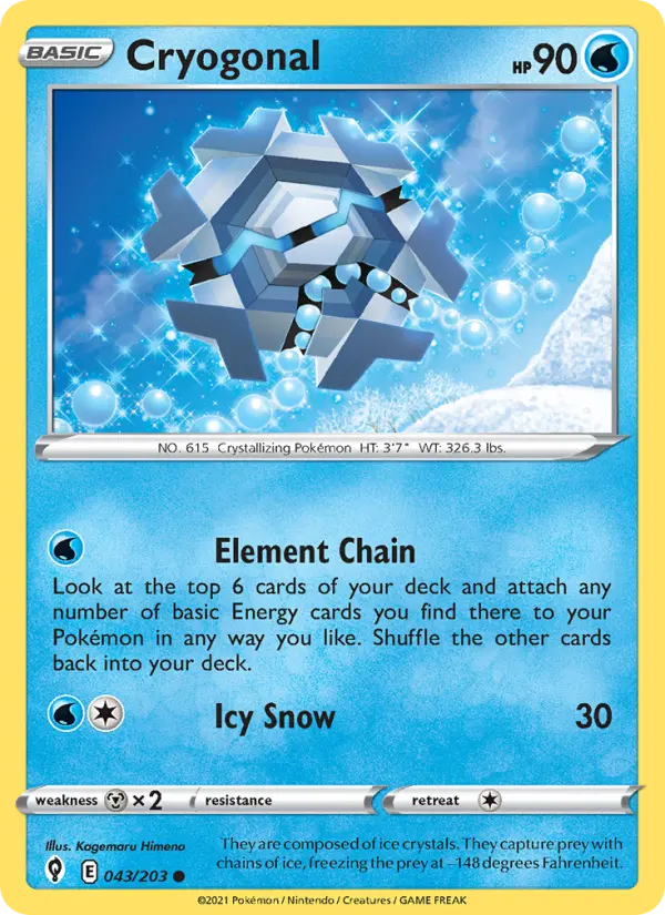 Cryogonal — Evolving Skies card #43