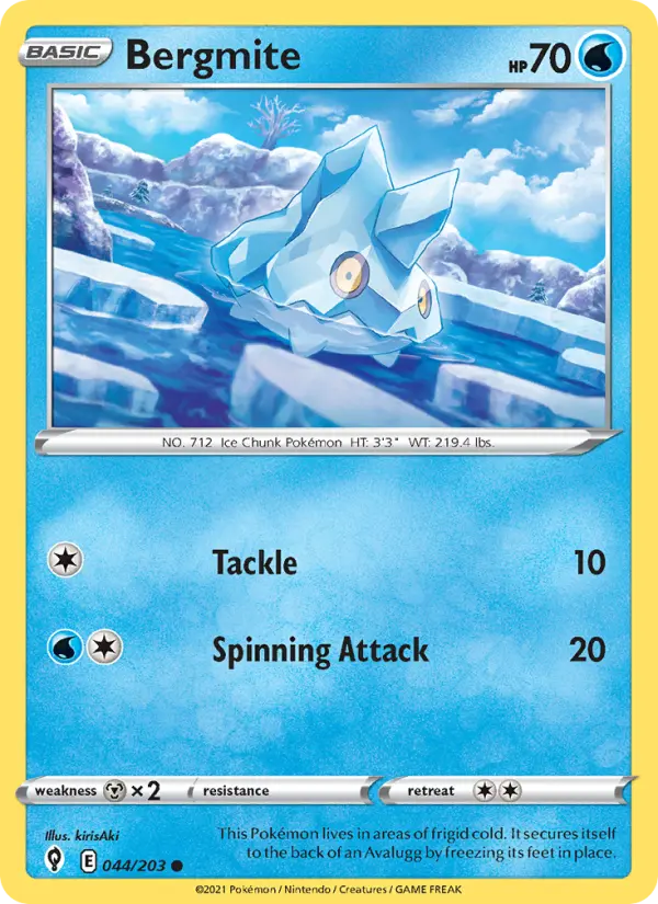 Bergmite — Evolving Skies card #44