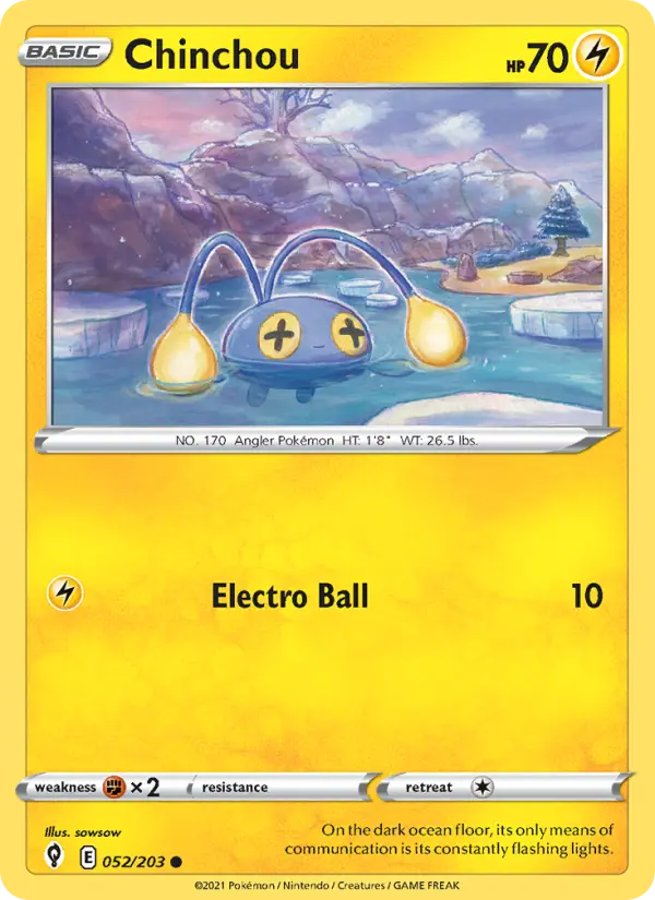 Chinchou — Evolving Skies card #52