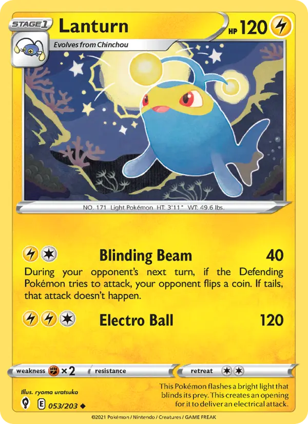 Lanturn — Evolving Skies card #53