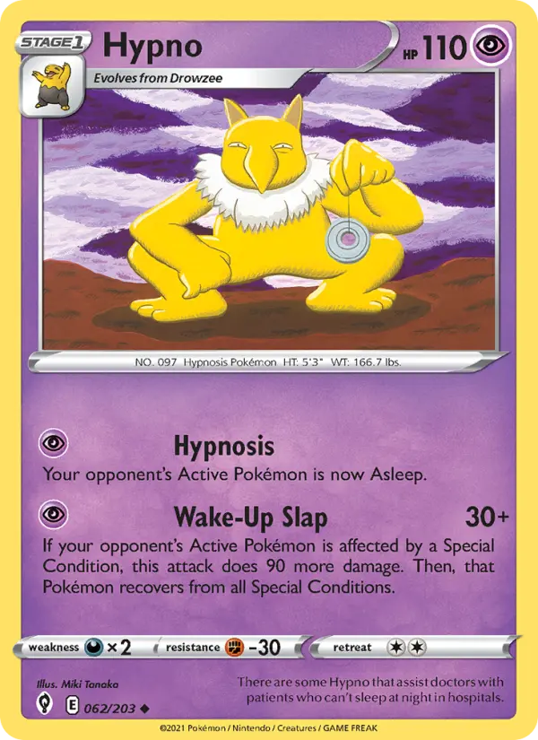 Hypno — Evolving Skies card #62