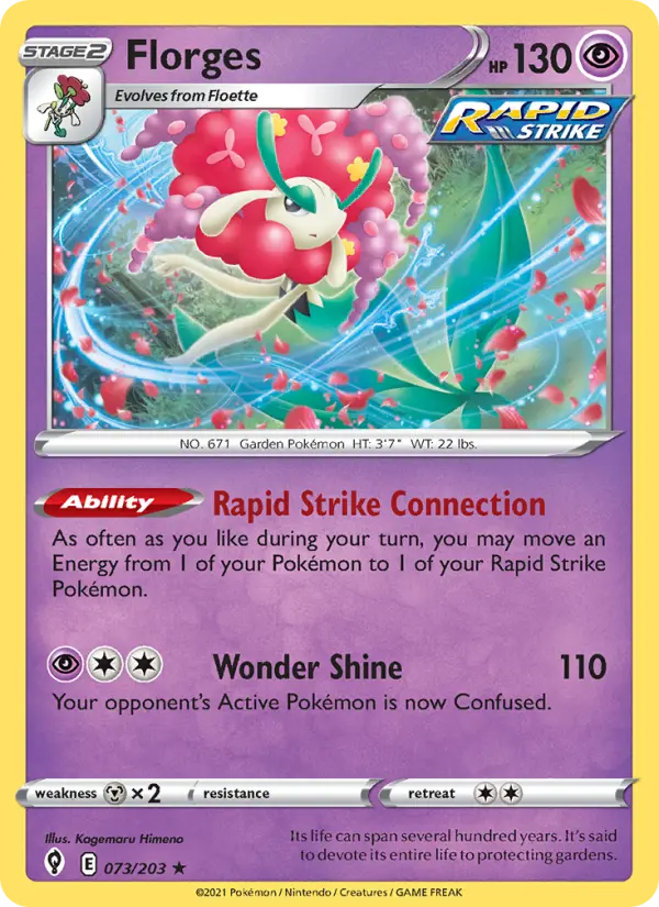 Florges — Evolving Skies card #73